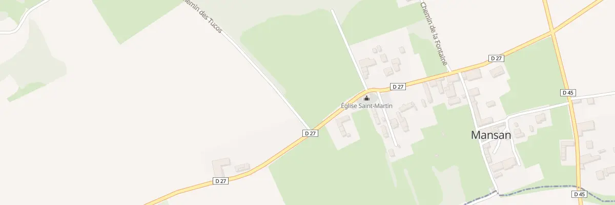 Plan du 20 Rte des Lacs à Mansan