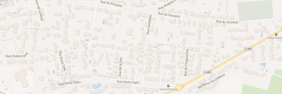 Plan du 13 Rue Gambetta à L’Isle-d’Espagnac