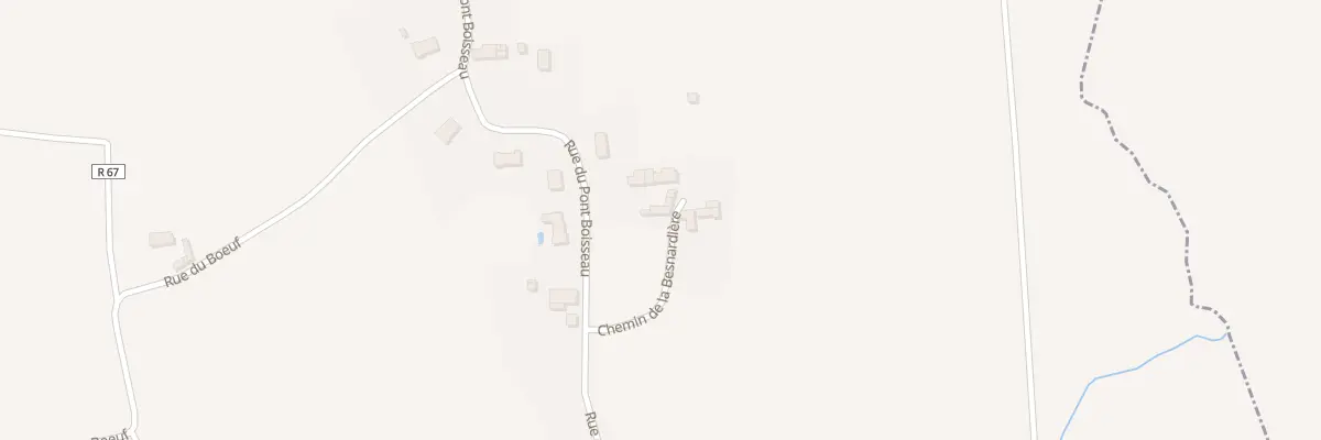 Plan du 25 Rue du Pont Boisseau à Bourgueil