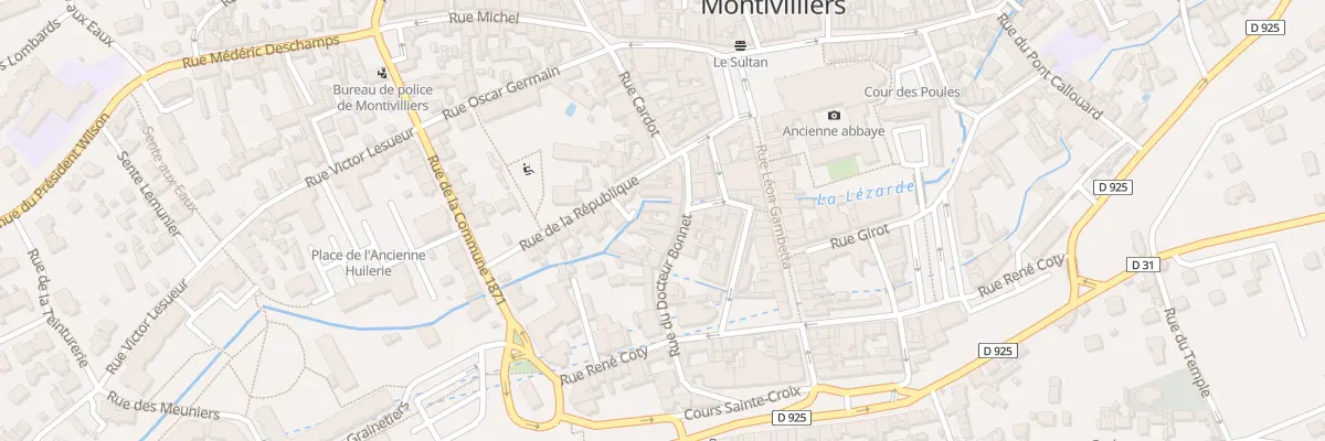 Plan du 25 Rue Docteur Bonnet à Montivilliers