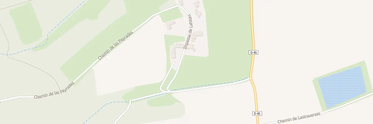 Plan du 6 Imp de Lahitau à Sénac
