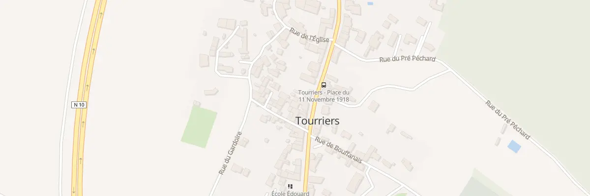 Plan du 28 Rte de Paris à Tourriers
