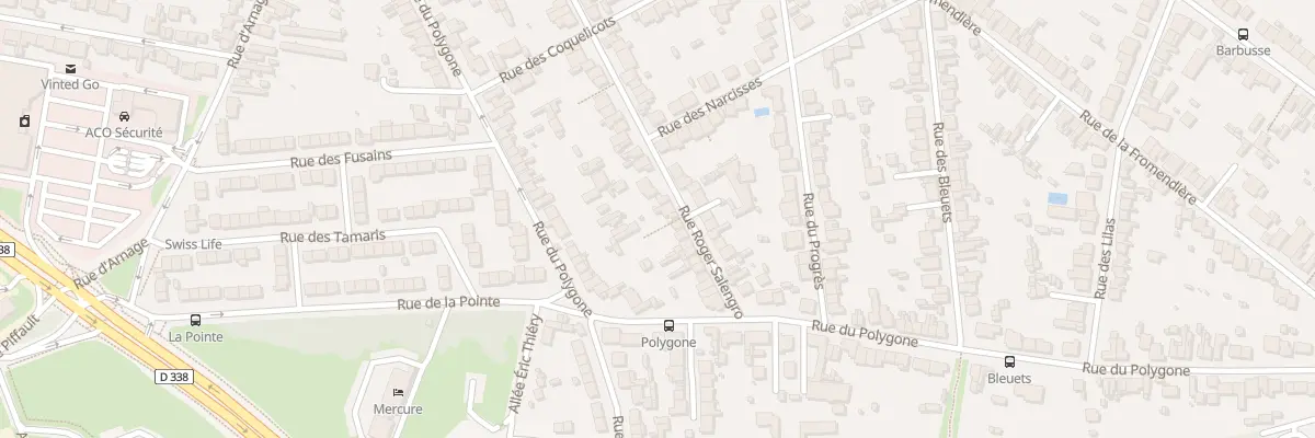 Plan du 118 Rue Roger Salengro au Mans