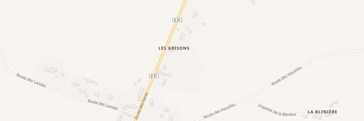 Plan du 26 Les Grisons à Ménil-Erreux