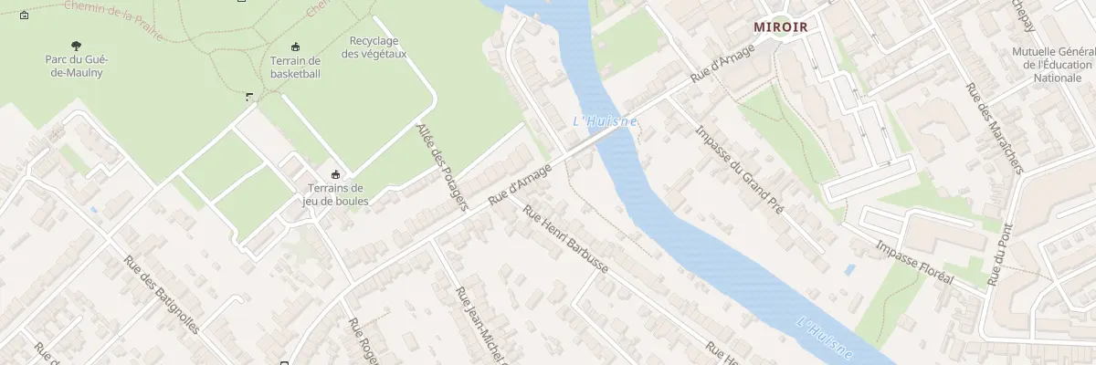 Plan du 15 Rue d’Arnage au Mans