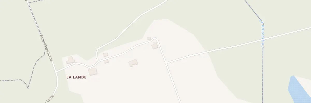 Plan du 1004 La Lande à Échourgnac