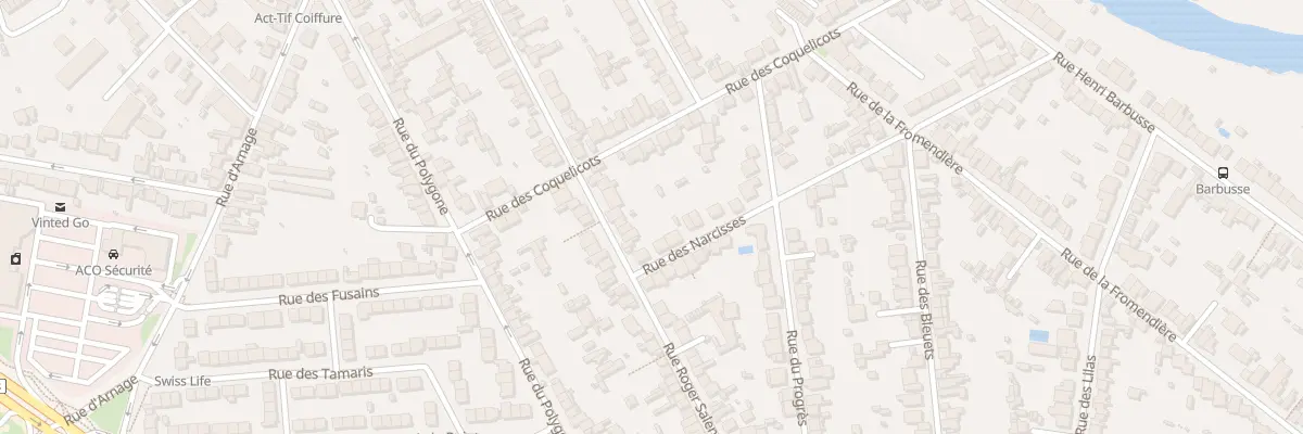 Plan du 87 Rue Roger Salengro au Mans