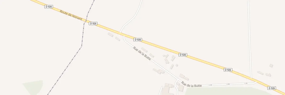 Plan du 234 La Butte Nonant Le Pin à Merlerault-le-Pin