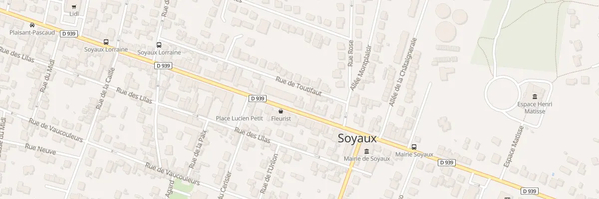 Plan du 138 Av du Général de Gaulle à Soyaux