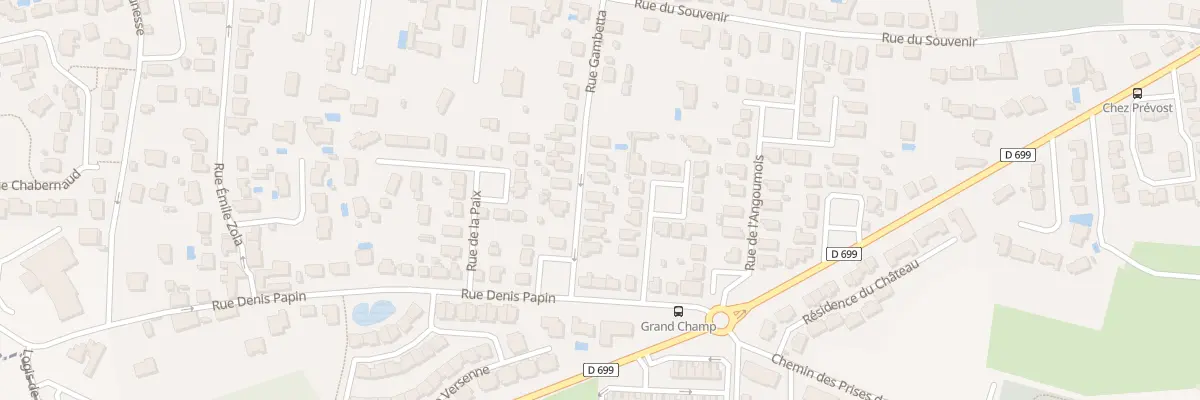 Plan du 14 Rue Gambetta à L’Isle-d’Espagnac