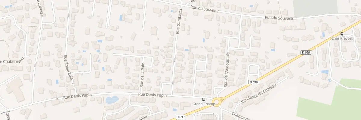 Plan du 16 Rue Gambetta à L’Isle-d’Espagnac