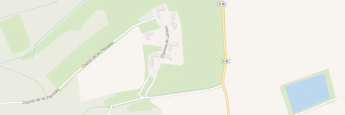 Plan du 8 Imp de Lahitau à Sénac