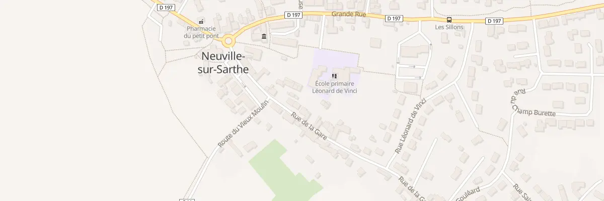 Plan du 19 Rue de la Gare à Neuville-sur-Sarthe