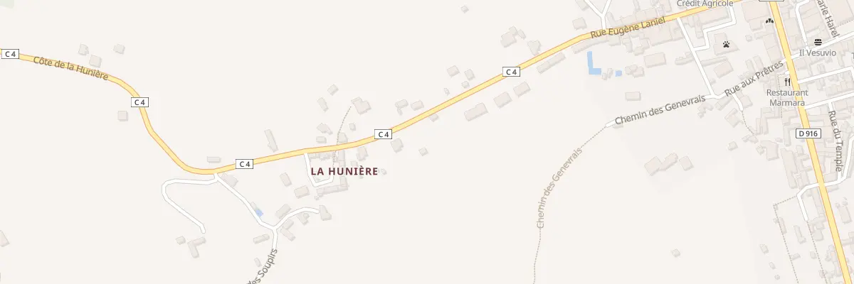 Plan du 211 Côte de la Hunière à Vimoutiers