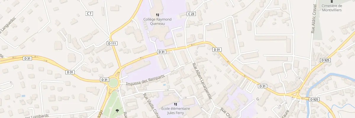 Plan du 7 Rue du Champ de Foire à Montivilliers