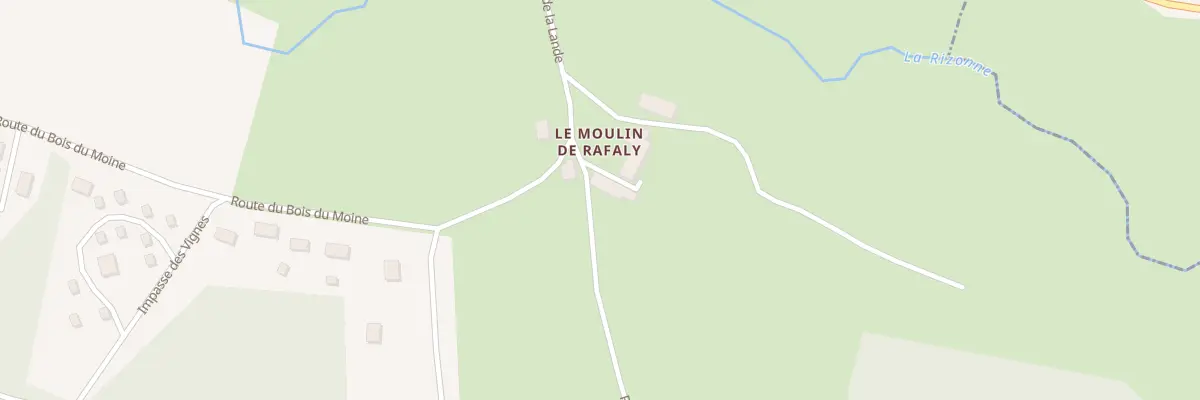 Plan du 1010 Moulin de Rafalie à Saint-Vincent-Jalmoutiers
