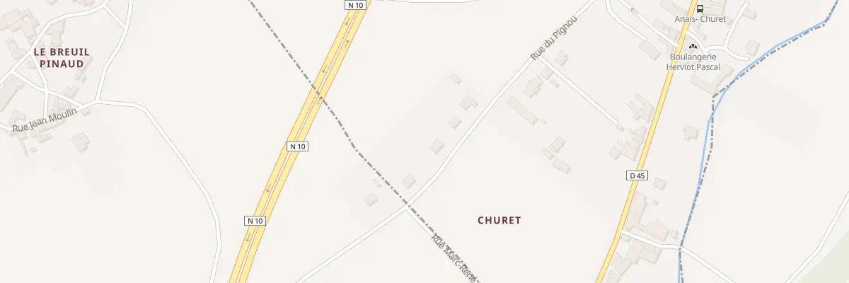 Plan du 268 Rue du Pignou à Anais