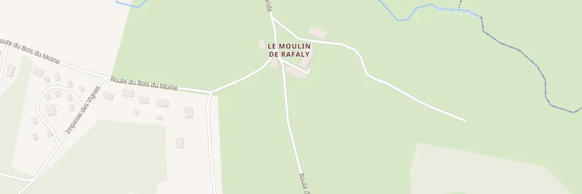 Plan du 52 Moulin de Rafalie à Saint-Vincent-Jalmoutiers