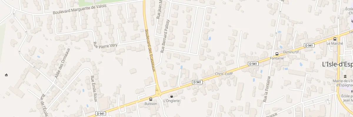 Plan du 3 Rue Alfred de Vigny à L’Isle-d’Espagnac