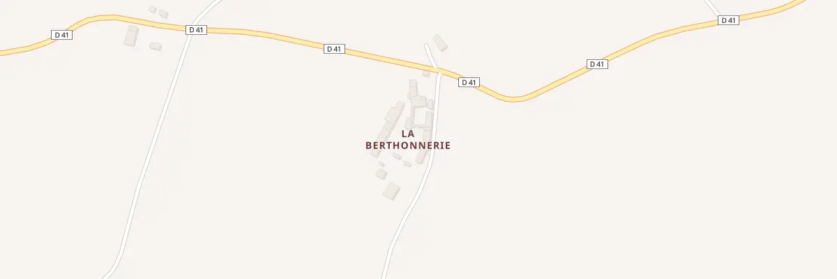 Plan du 5097 La Berthonnerie à Coussay
