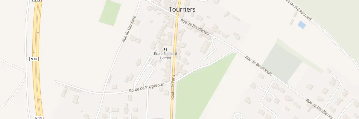 Plan du 65 Rte Nationale à Tourriers