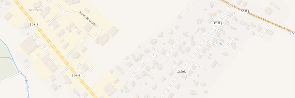 Plan du 1 Lot. Croix de Lugat à Saint-Pardoux-du-Breuil