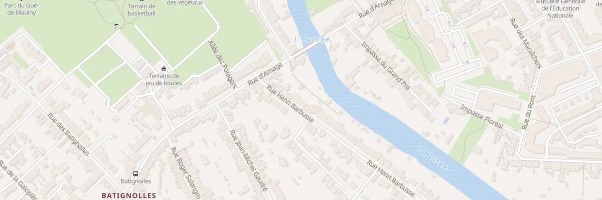 Plan du 15 Rue Henri Barbusse au Mans
