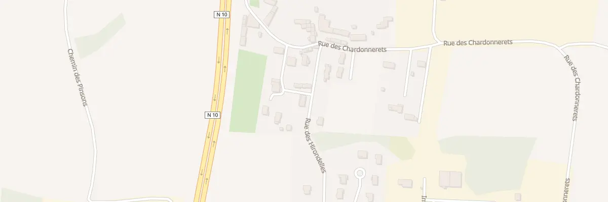 Plan du 100 Rue des Hirondelles à Anais