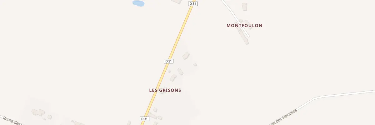 Plan du 100 Les Grisons à Ménil-Erreux