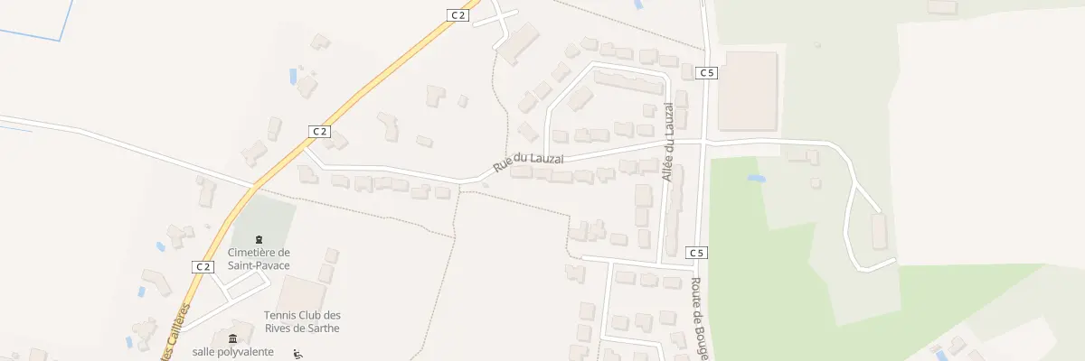 Plan du 18 Rue du Lauzai à Saint-Pavace