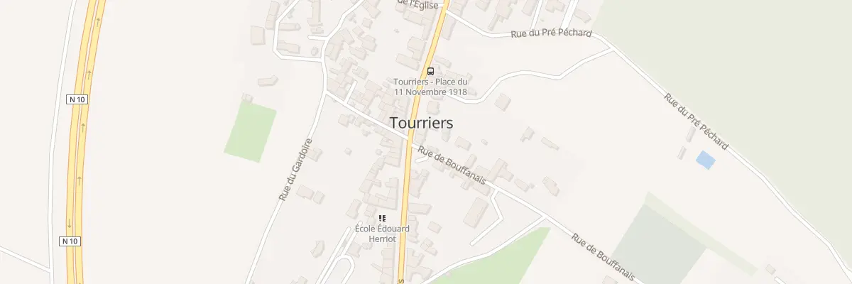 Plan du 57 Rte de Paris à Tourriers
