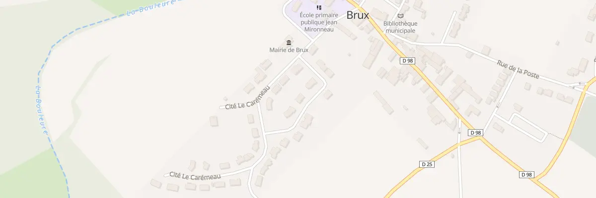 Plan du 36 Cité Caremeau à Brux