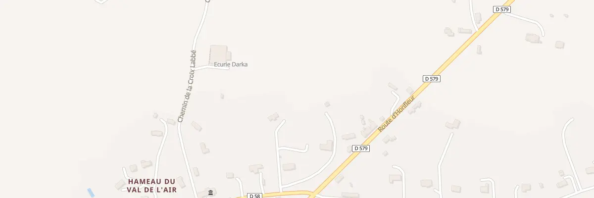 Plan du 6 Rte de St Martin Cd 58 à Tourville-en-Auge