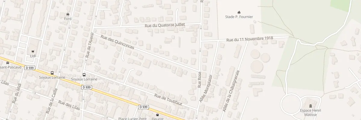 Plan du 5 Rue des Quinconces à Soyaux