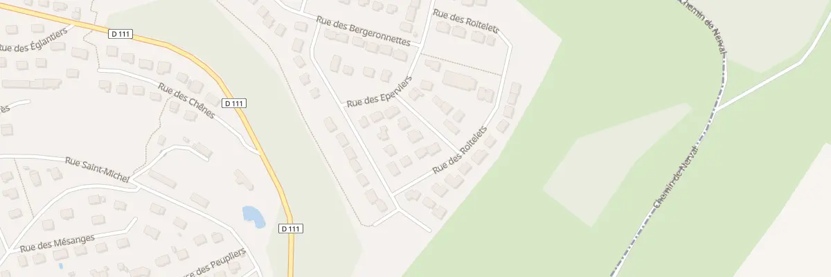 Plan du 3 Rue des Chouettes Hulottes à Fontenay