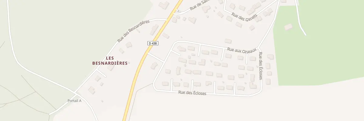 Plan du 25 Lotissement Les Ecloses à Chailloué
