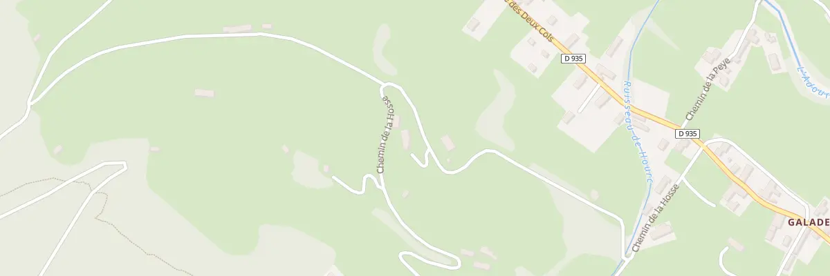 Plan du 515 Che de la Hosse à Campan