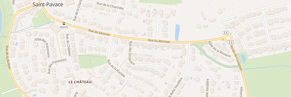 Plan du 40 Rue du Monnet à Saint-Pavace