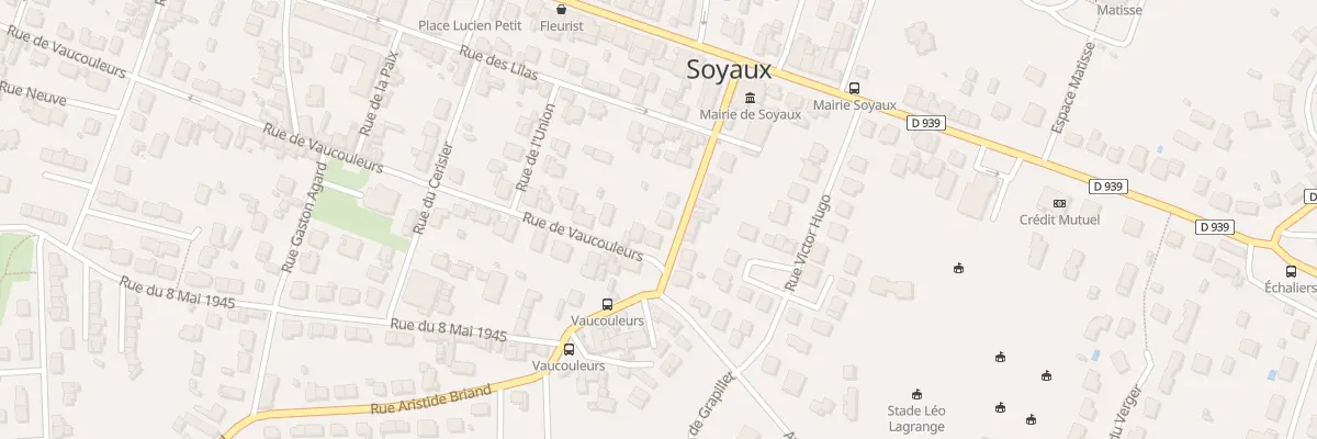 Plan du 11 Rue Aristide Briand à Soyaux