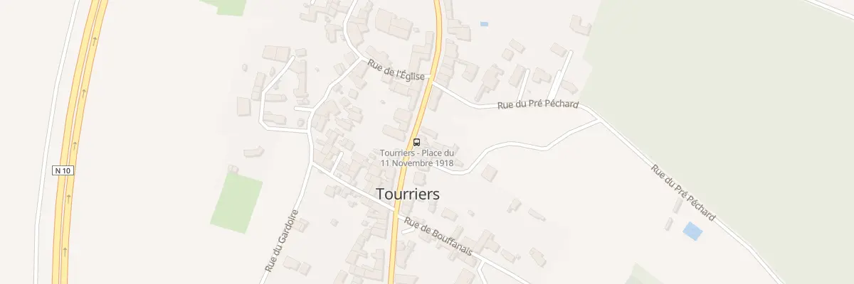 Plan du 43 Rte de Paris à Tourriers