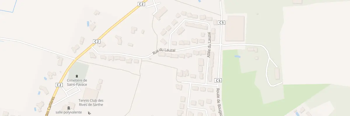 Plan du 20 Rue du Lauzai à Saint-Pavace