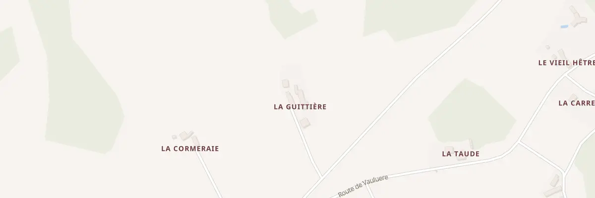 Plan du 1697 Rte de Vauluere au Lude
