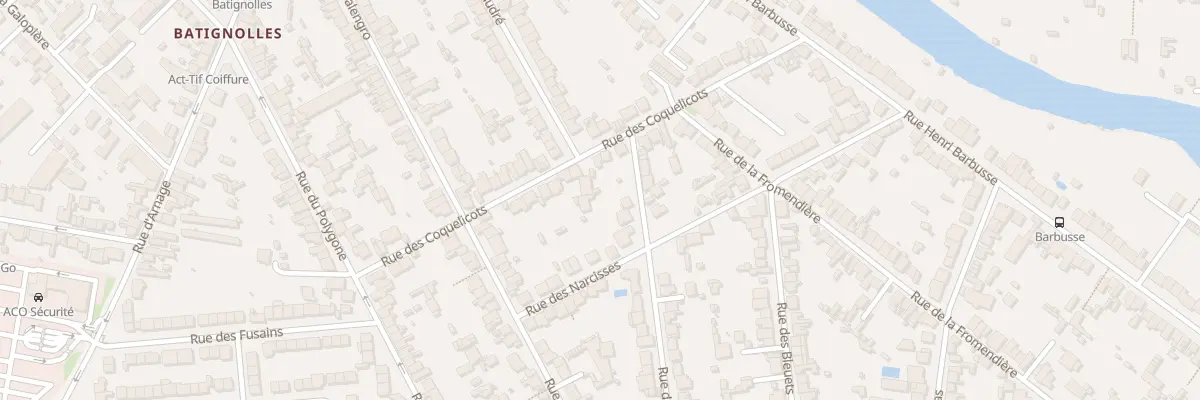 Plan du 10 Rue du Progrès au Mans