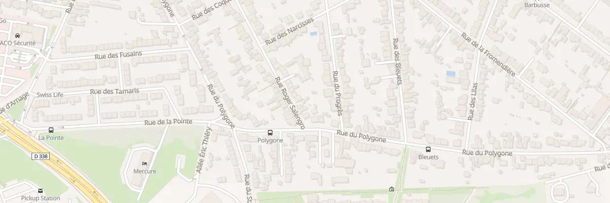 Plan du 125 Rue Roger Salengro au Mans