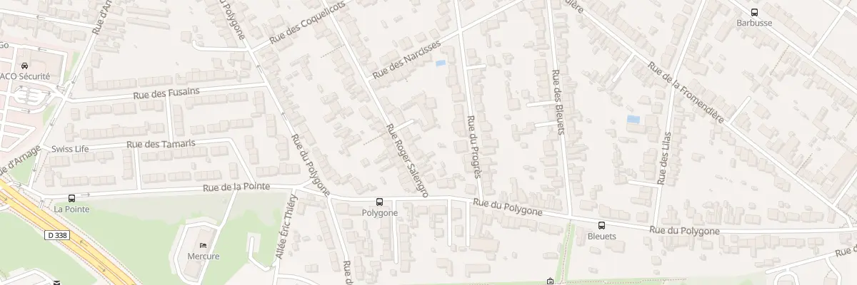 Plan du 121 Rue Roger Salengro au Mans