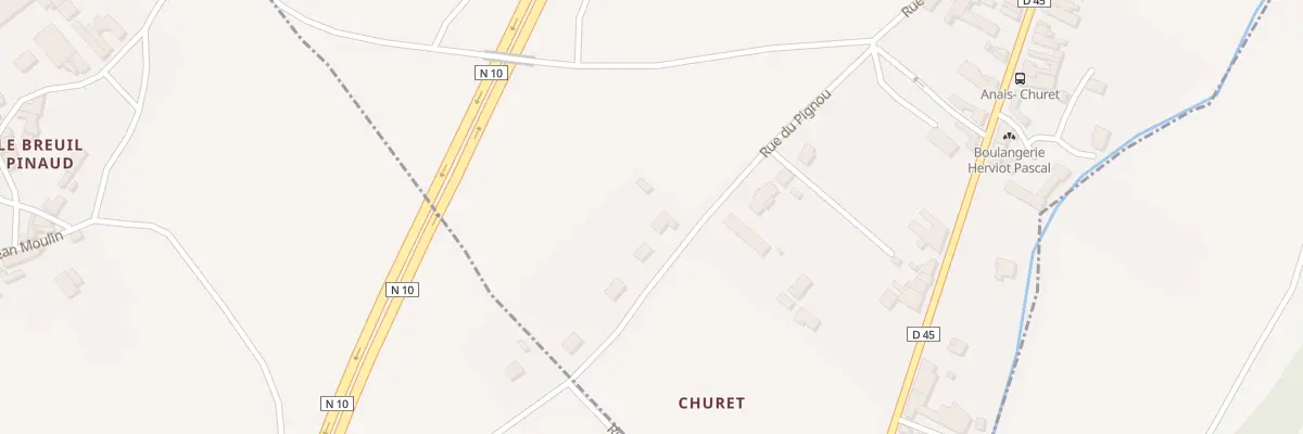 Plan du 222 Rue du Pignou à Anais