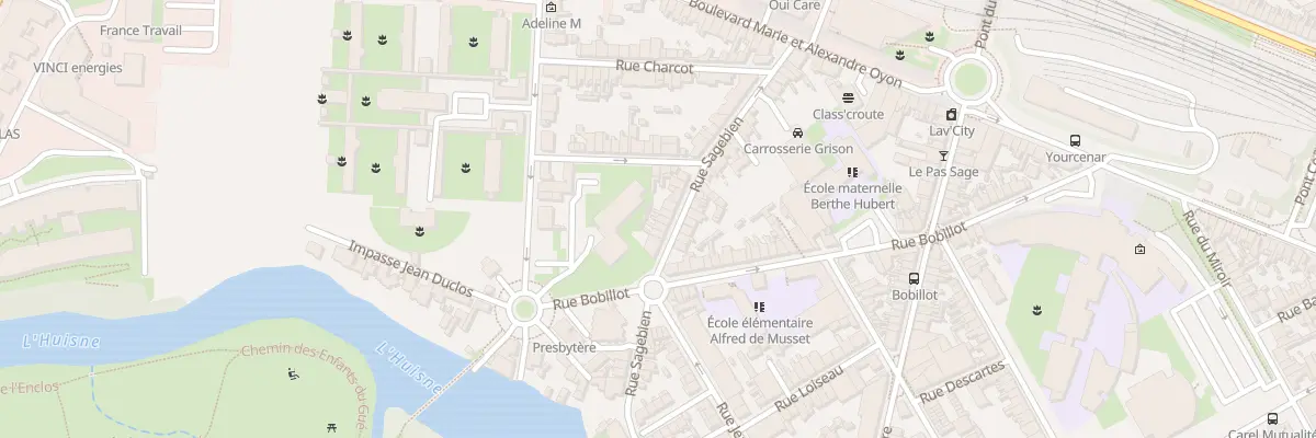 Plan du 40 Rue Sagebien au Mans