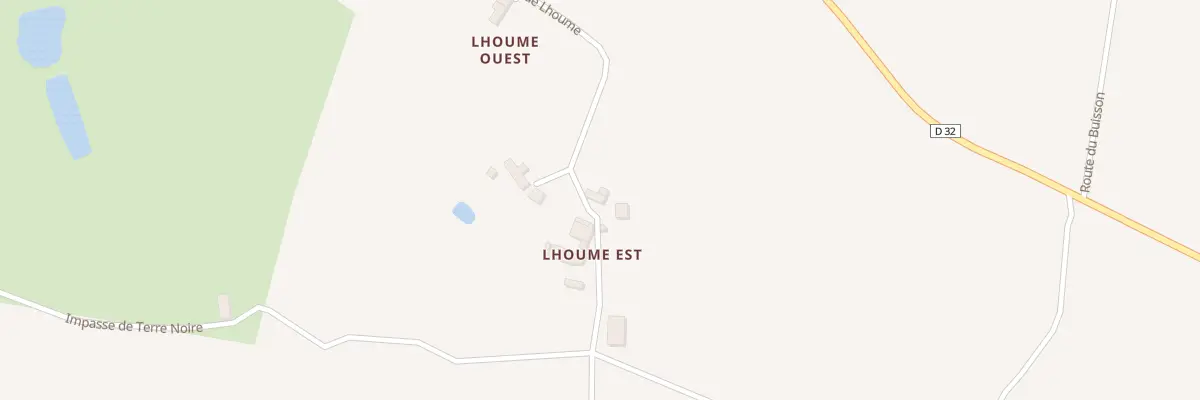 Plan du 212 Lhoume Est à Saint-Méard-de-Gurçon