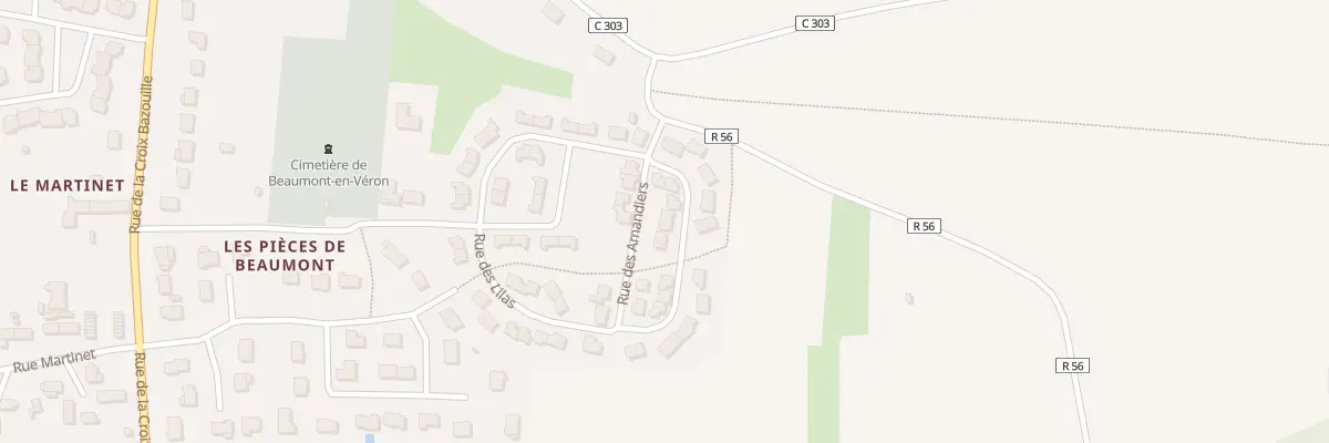 Plan du 47 Rue des Amandiers à Beaumont-en-Véron