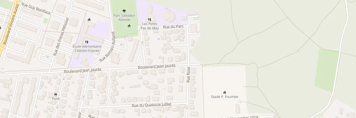Plan du 84 Bd Jean Jaurès à Soyaux